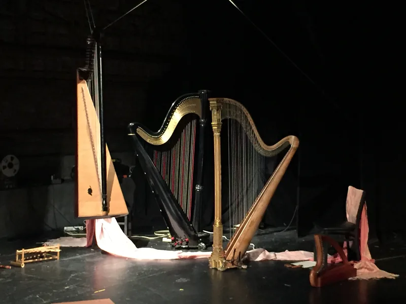Set for Two Sisters performance art piece, NYC