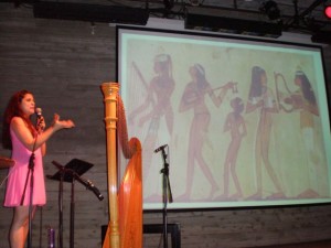 Yes, The Harp came from Egypt, not Greece or Ireland